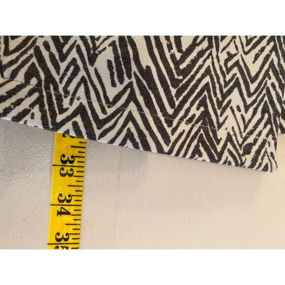 Vintage Cabi Zig-Zag Pattern Open Front Long Jacket Medium - Picture 4 of 7